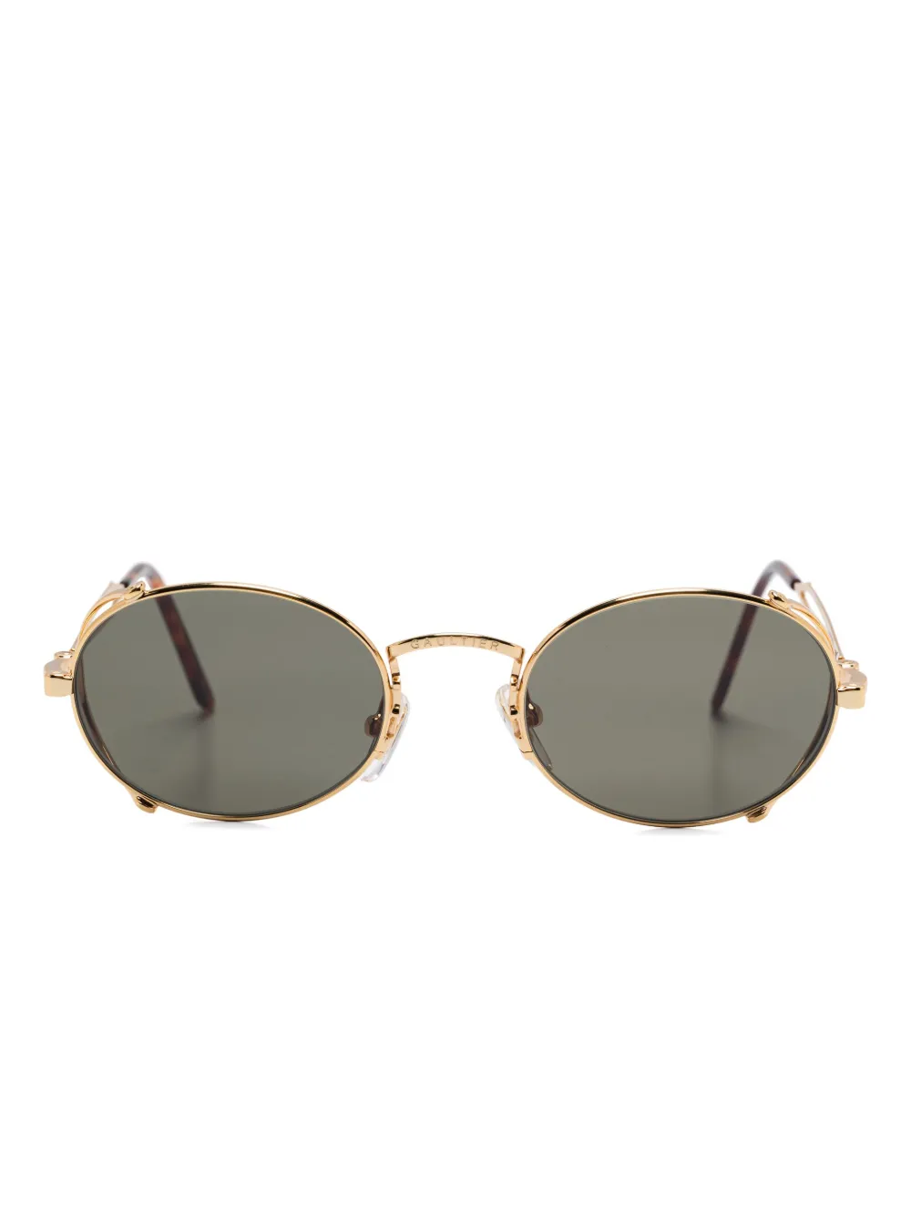 Jean Paul Gaultier oval-frame sunglasses | Gold | Image 1