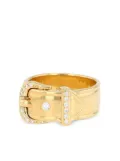 Hermès Pre-Owned 2010 18kt yellow gold belted ring