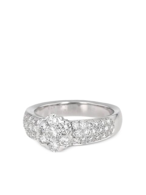 Van Cleef & Arpels 2000 18kt white gold Fleurette diamond ring