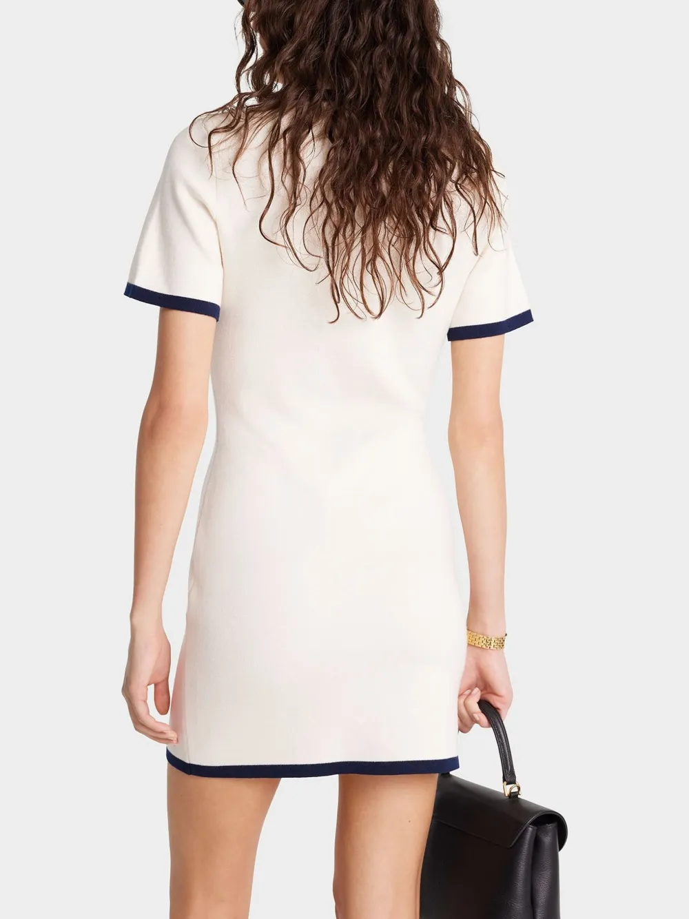 Sporty & Rich Hilary mini-jurk Wit