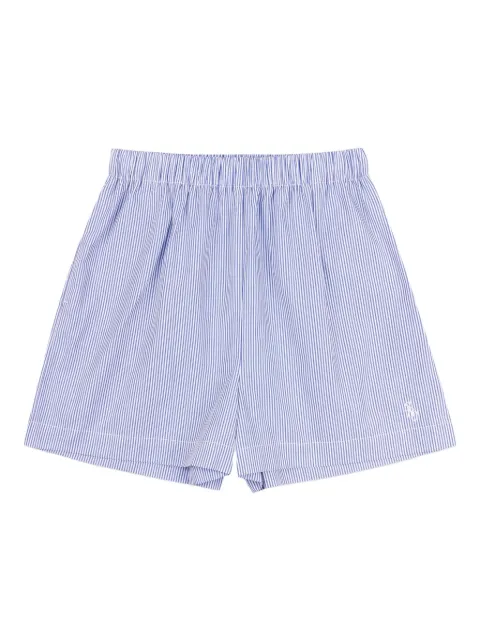 Sporty & Rich striped poplin shorts