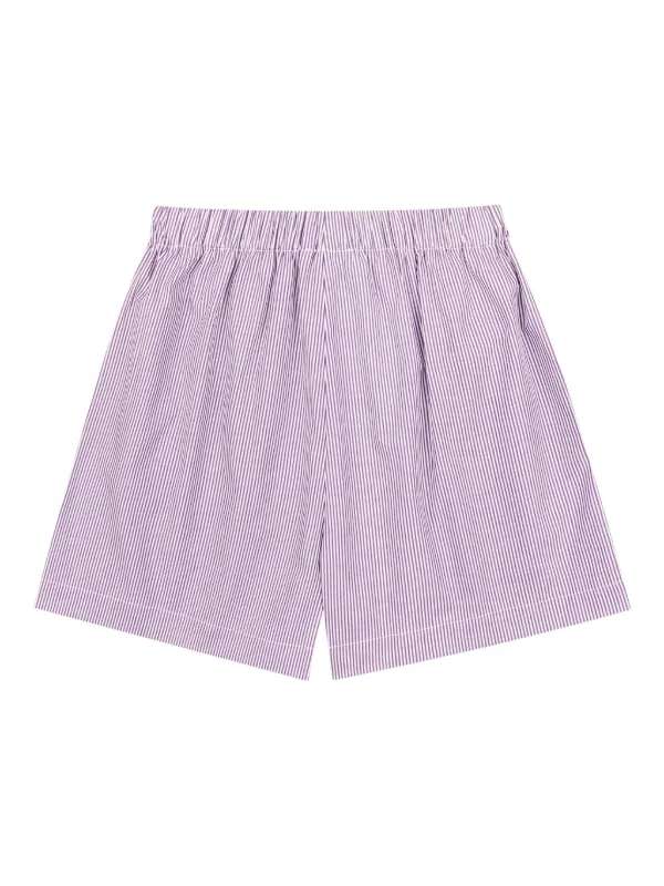 Sporty & Rich ストライプ ショートパンツ | パープル | FARFETCH JP