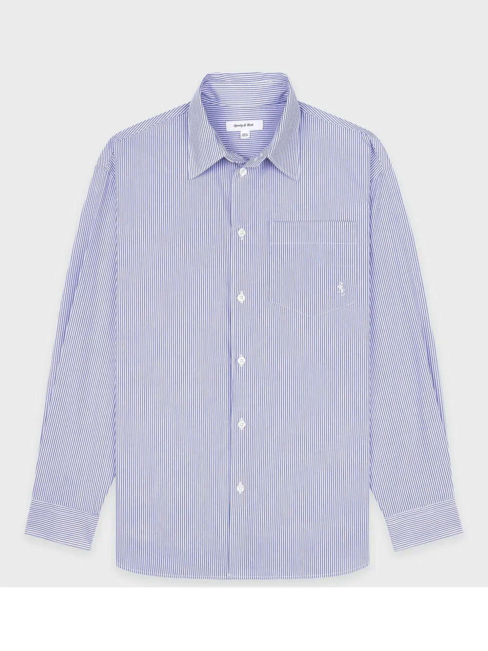 Sporty And Rich Src Oversized Shirt In Blau