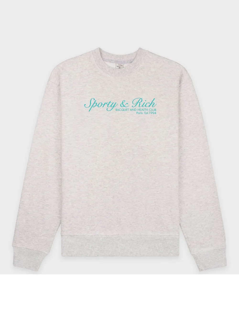Sporty & Rich Sweater met logo Grijs