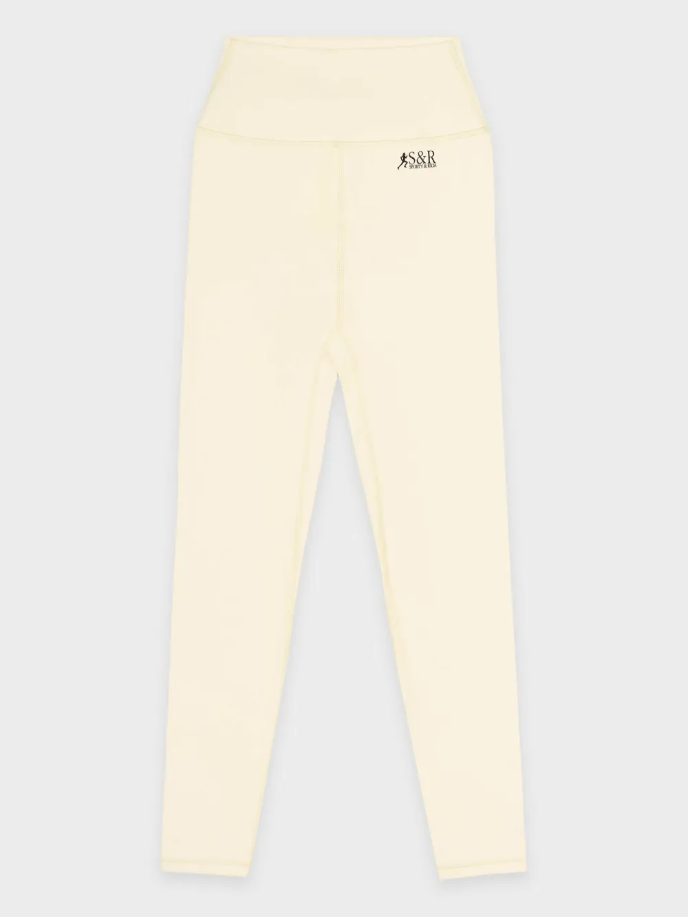 Sporty And Rich Action High-waisted Leggings In 中性色