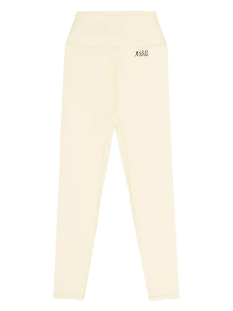 Sporty & Rich leggins con logo estampado