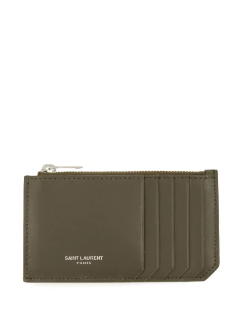Saint Laurent portefeuille en cuir