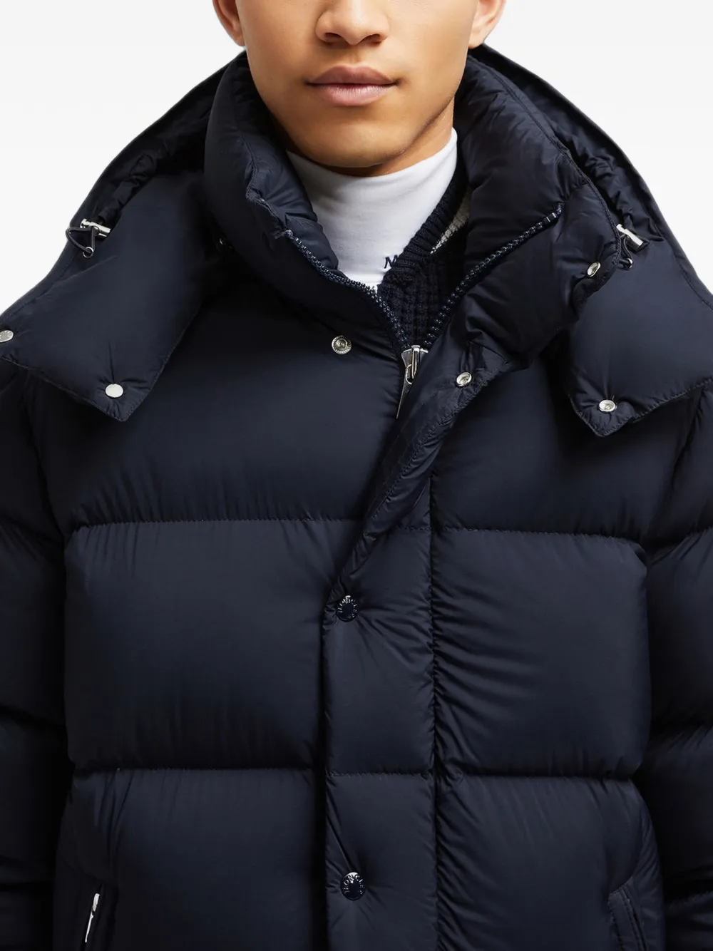 Moncler Hanoverian gewatteerde jas Blauw