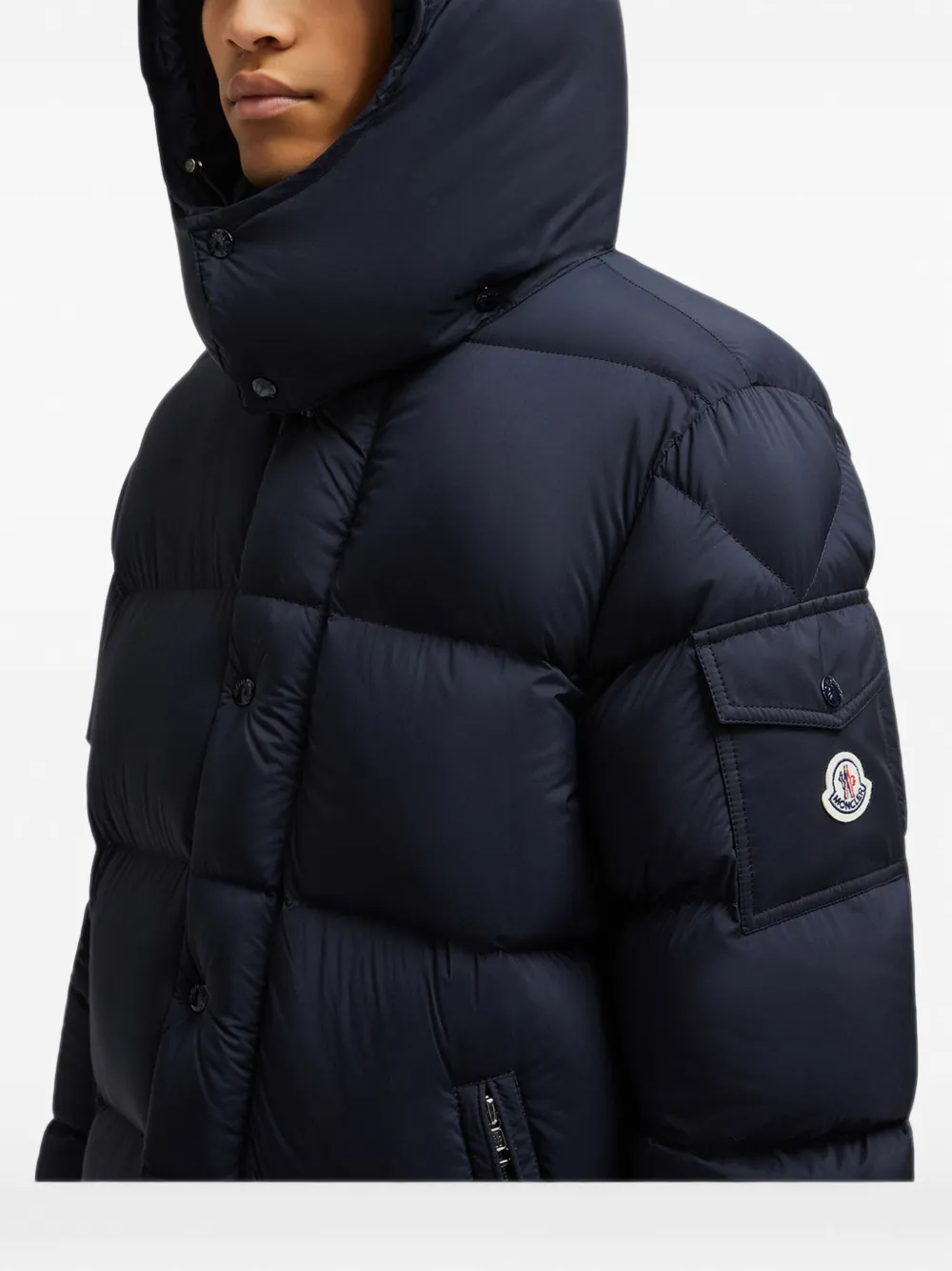 Moncler Hanoverian gewatteerde jas Blauw