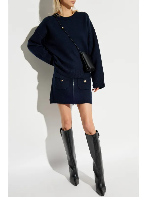 GANNI Wool Sweater | Blue | FARFETCH