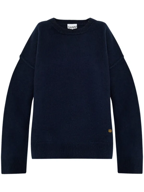 GANNI Wool Sweater | Blue | FARFETCH