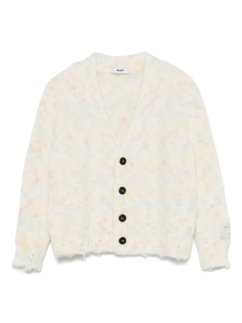 MSGM Kids كارديغان برقبة V