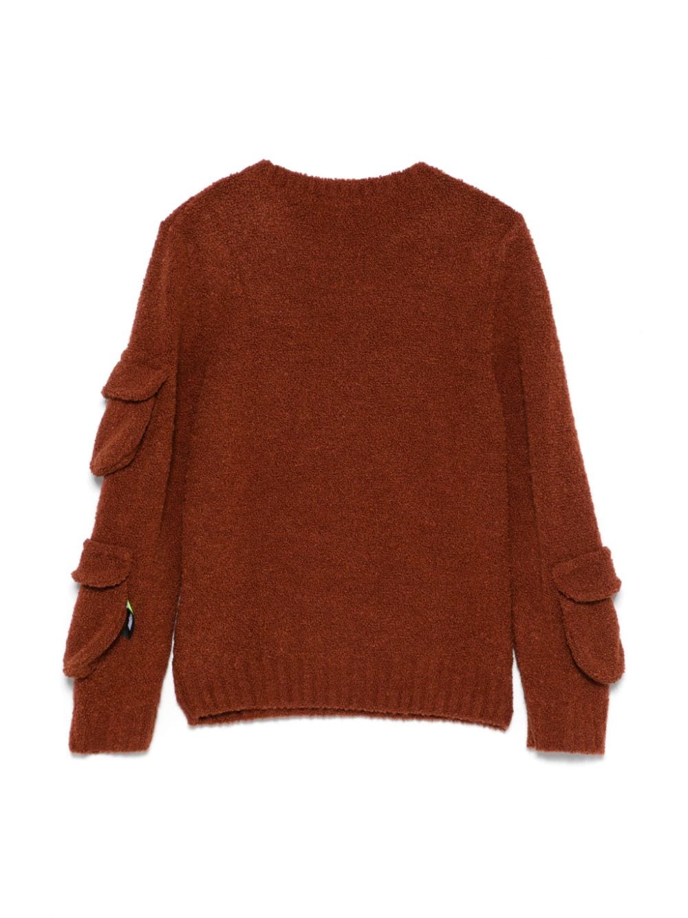 MSGM Kids bouclé sweater - Bruin