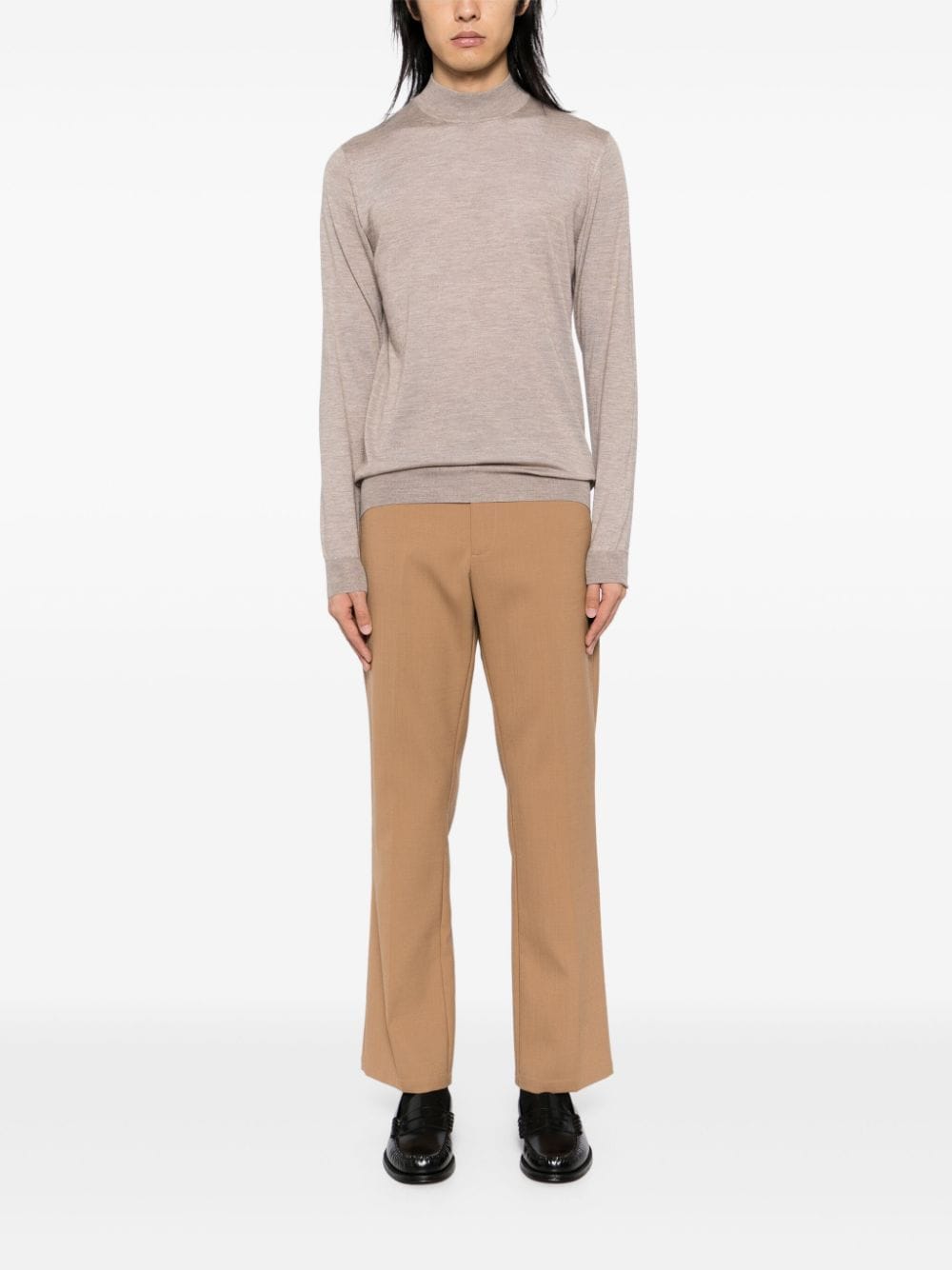 Shop Fedeli Derby Jumper In Brown