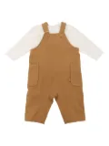 TEDDY & MINOU jersey dungarees set (two pieces) - White