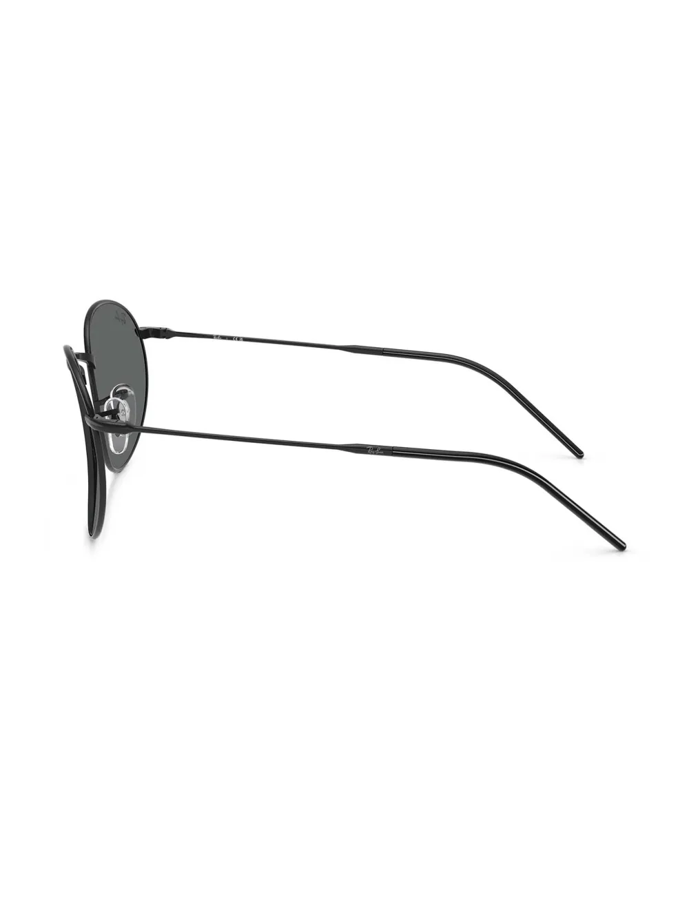 Ray-Ban Round Reverse zonnebril met rond montuur Zwart