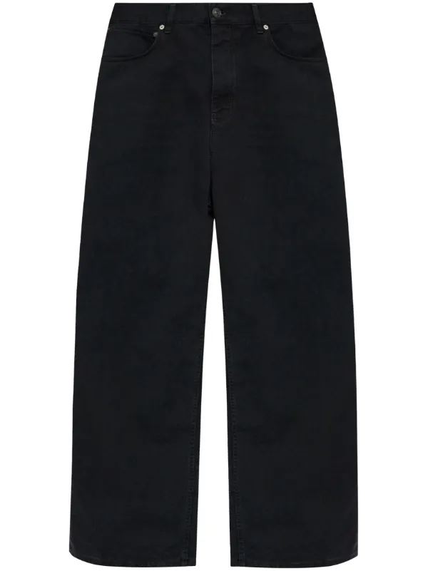 【BALENCIAGA】ブラックフィフティフィフティジーンズ BALENCIAGA Fifty-Fifty Jeans Black | wananluxury | REVERSIBLE