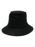 Yohji Yamamoto felted hat - Black