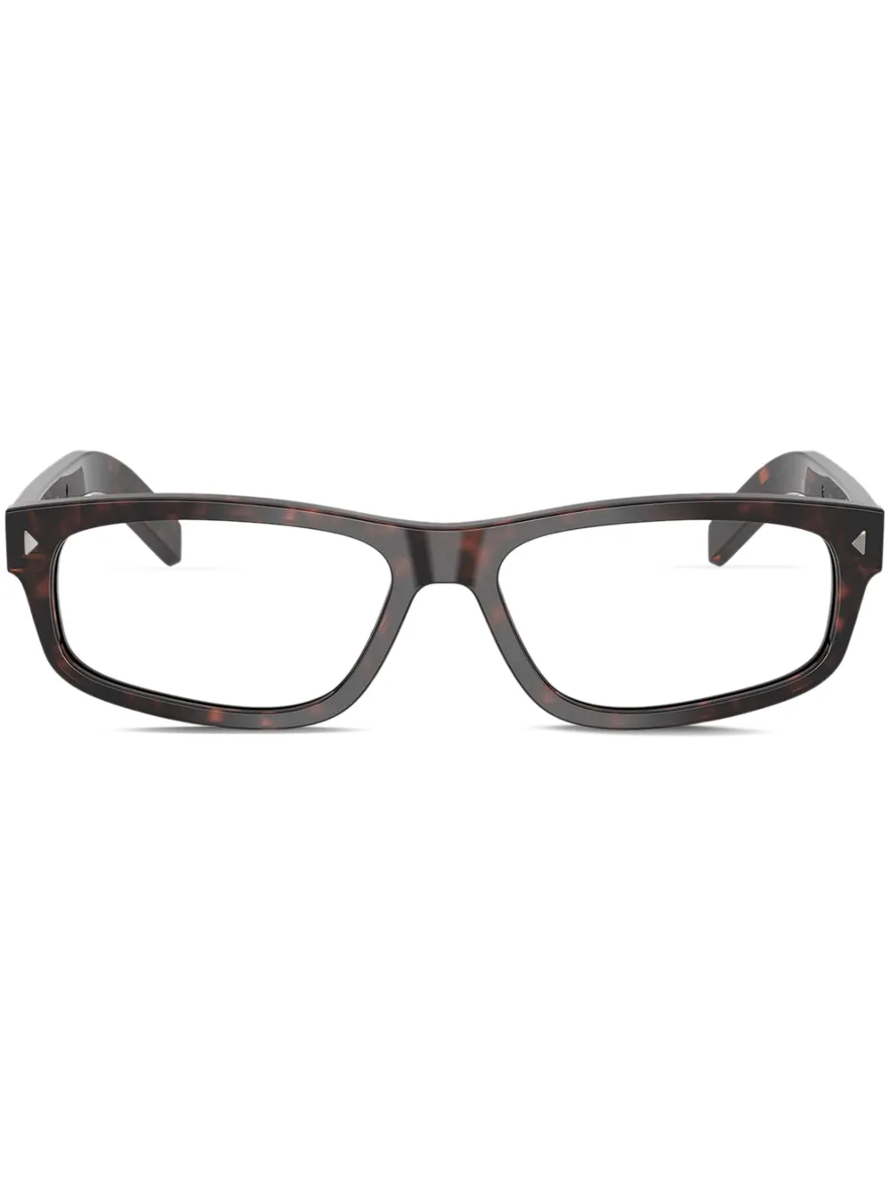 Prada Eyewear lentes con armazón rectangular | marrón | Image 1