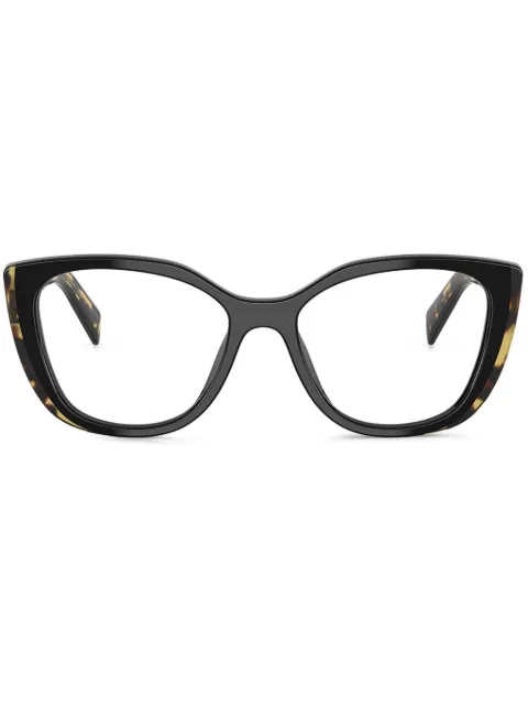 Prada Eyewear lentes con armazón geométrica