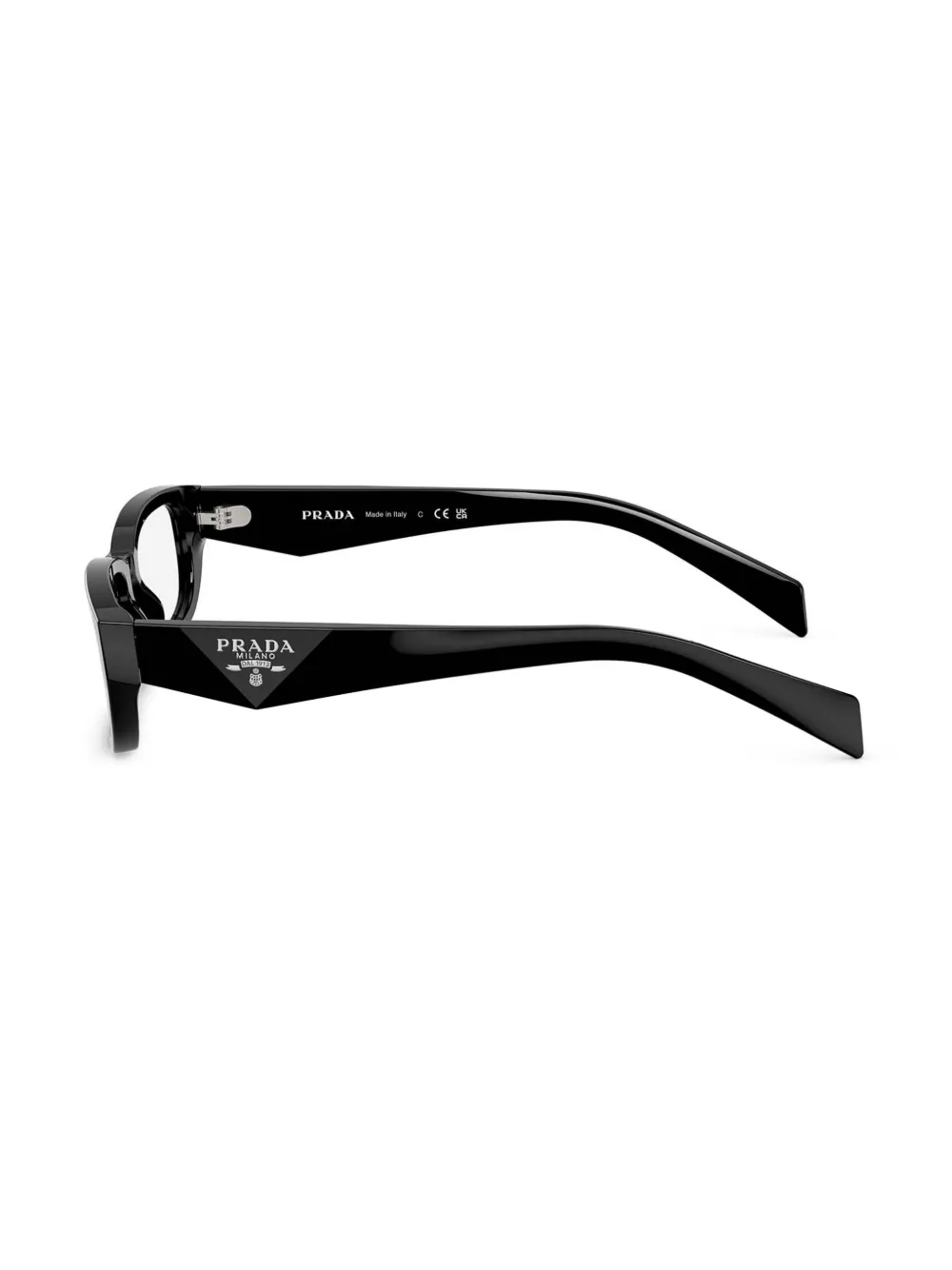 Prada Rectangle-frame Glasses In Black