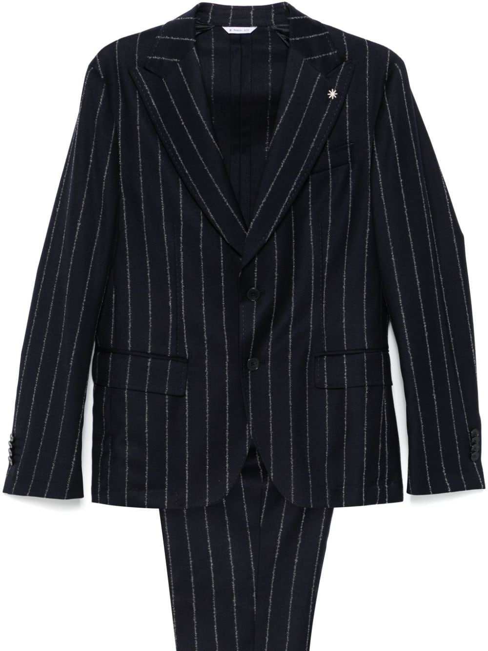 pinstripe pattern suit