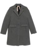 Nº21 single-breasted coat - Grey