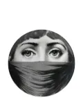 Fornasetti photograph-print plate - Black