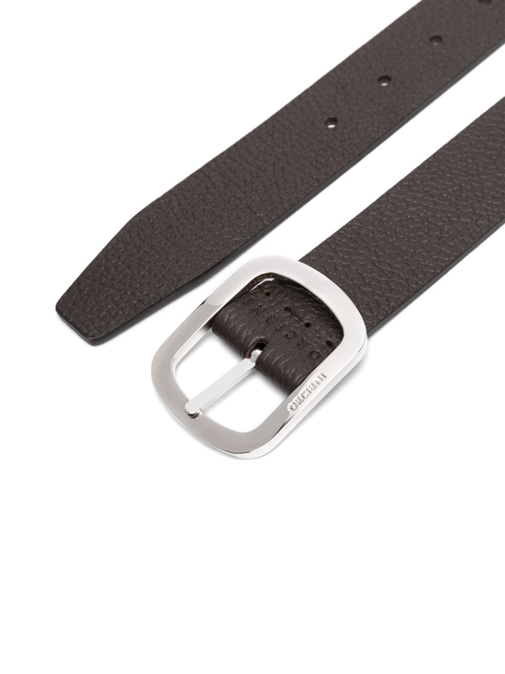 Shop Orciani Amalfi Belt In Brown