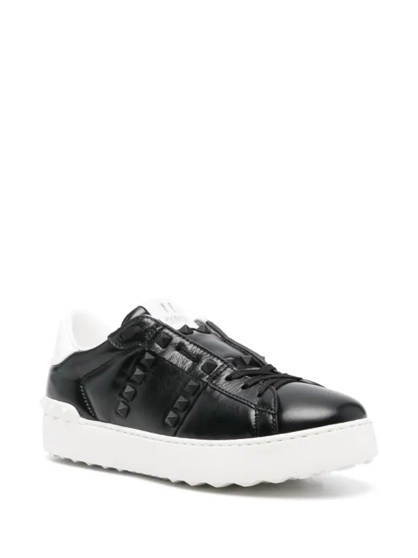 Valentino Garavani Rockstud Sneakers Black FARFETCH UK
