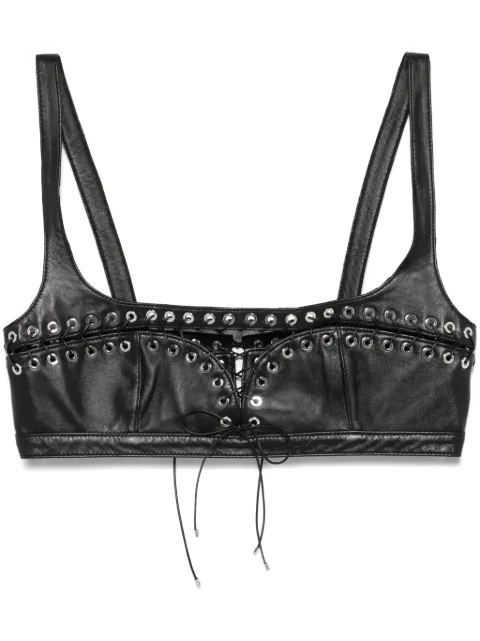 Ludovic de Saint Sernin Cut Out Cleavage crop top