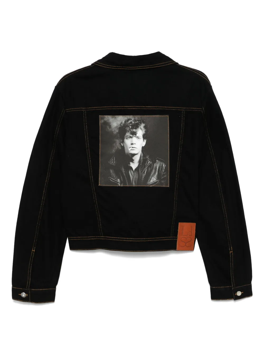 LUDOVIC DE SAINT SERNIN SELF PORTRAIT-PRINT DENIM JACKET 