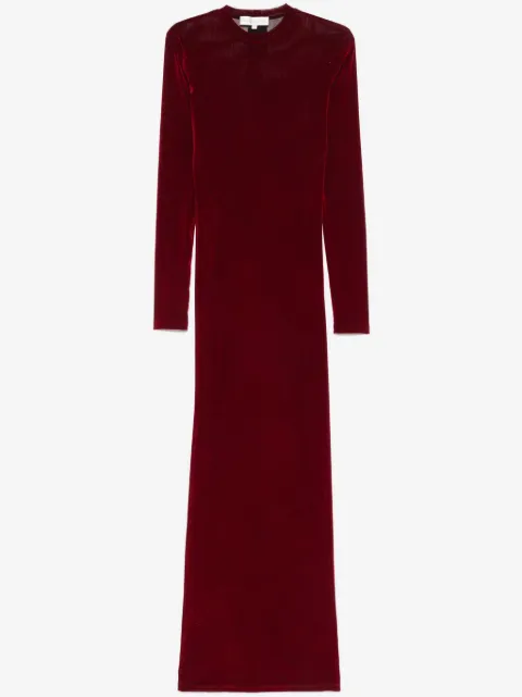Ludovic de Saint Sernin velvet maxi dress