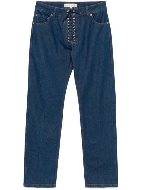 Ludovic de Saint Sernin Steve lace-up jeans