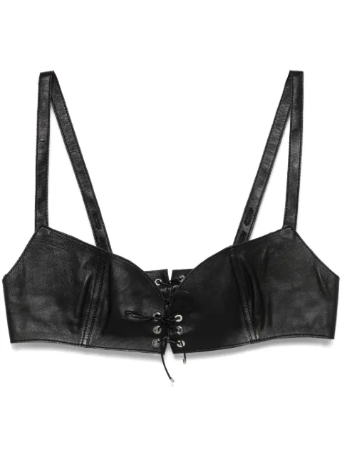 Ludovic de Saint Sernin Easy Cleavage crop top