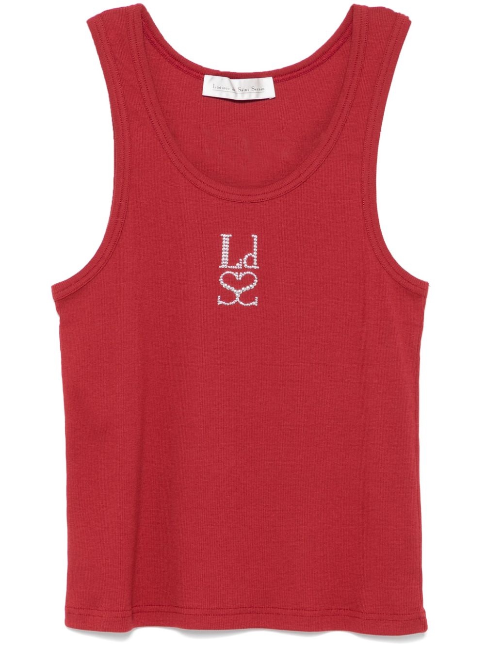 stud logo tank top