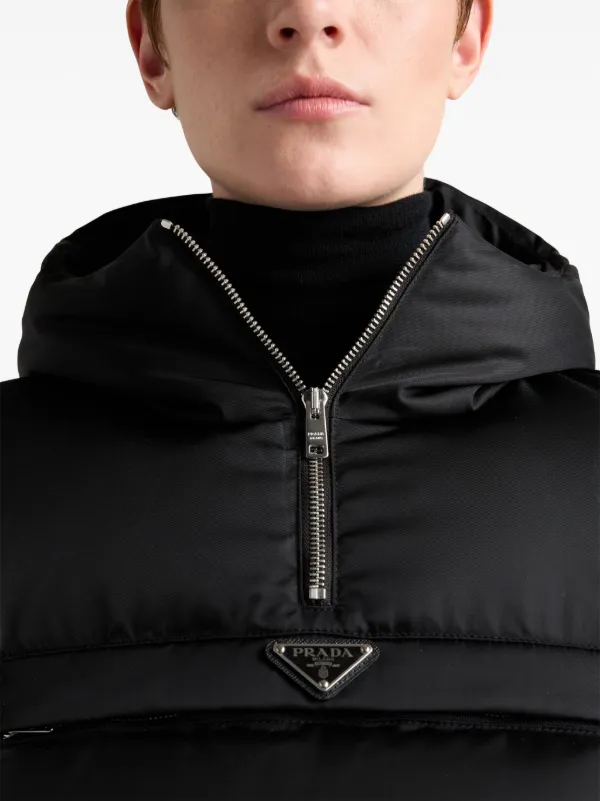 Prada Re-Nylon クロップドジャケット | ブラック | FARFETCH JP Prada Re-Nylon クロップドジャケット | ブラック | FARFETCH JP