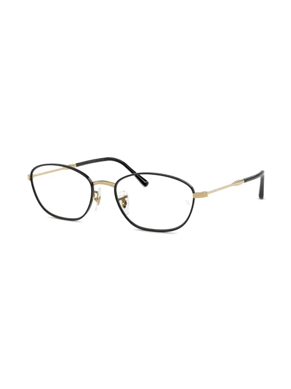 Ray-Ban オーバルフレーム サングラス | ブラック | FARFETCH JP