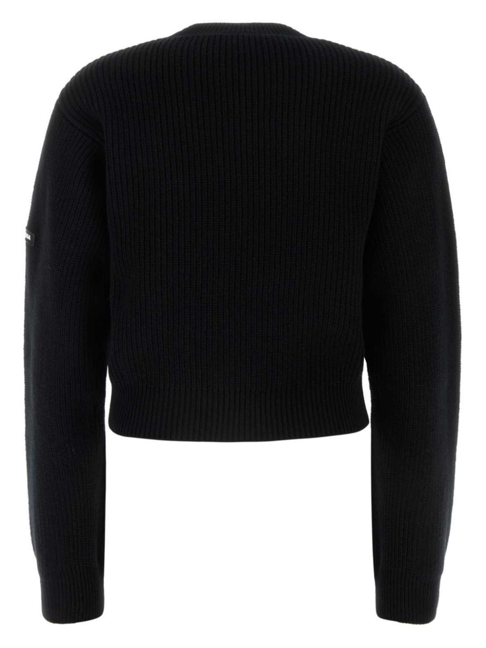 Balenciaga logo-patch sweater - Black