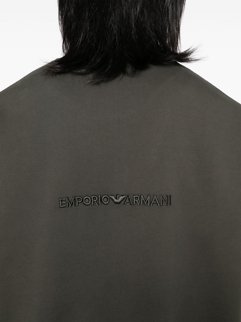 Emporio Armani logo-embroidered sweatshirt Men