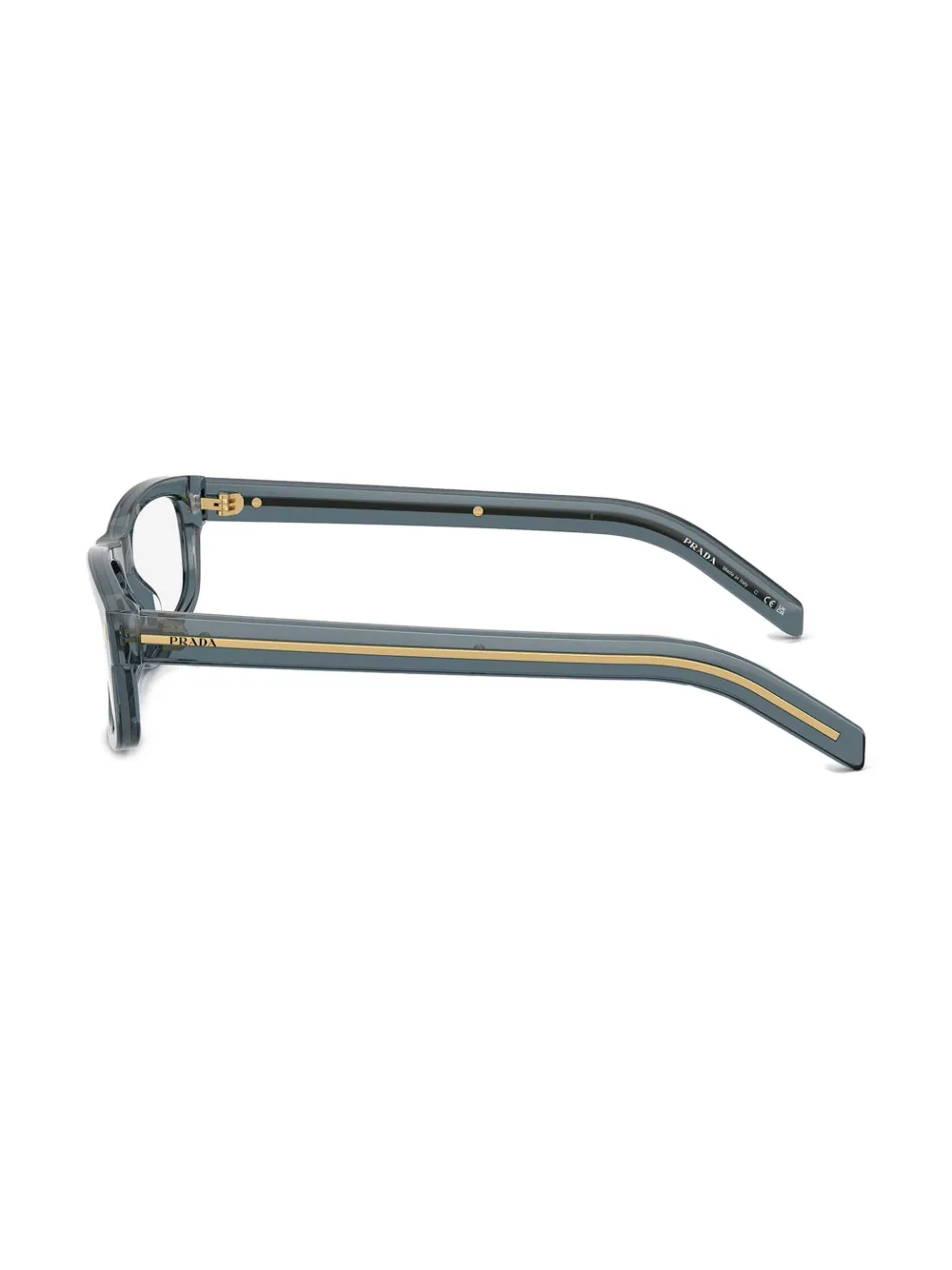 Prada Logo-printed Frames In Grey