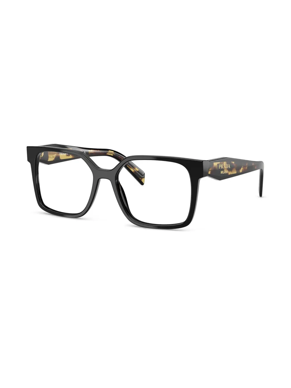 Prada Eyewear Bril met vierkant montuur - Zwart