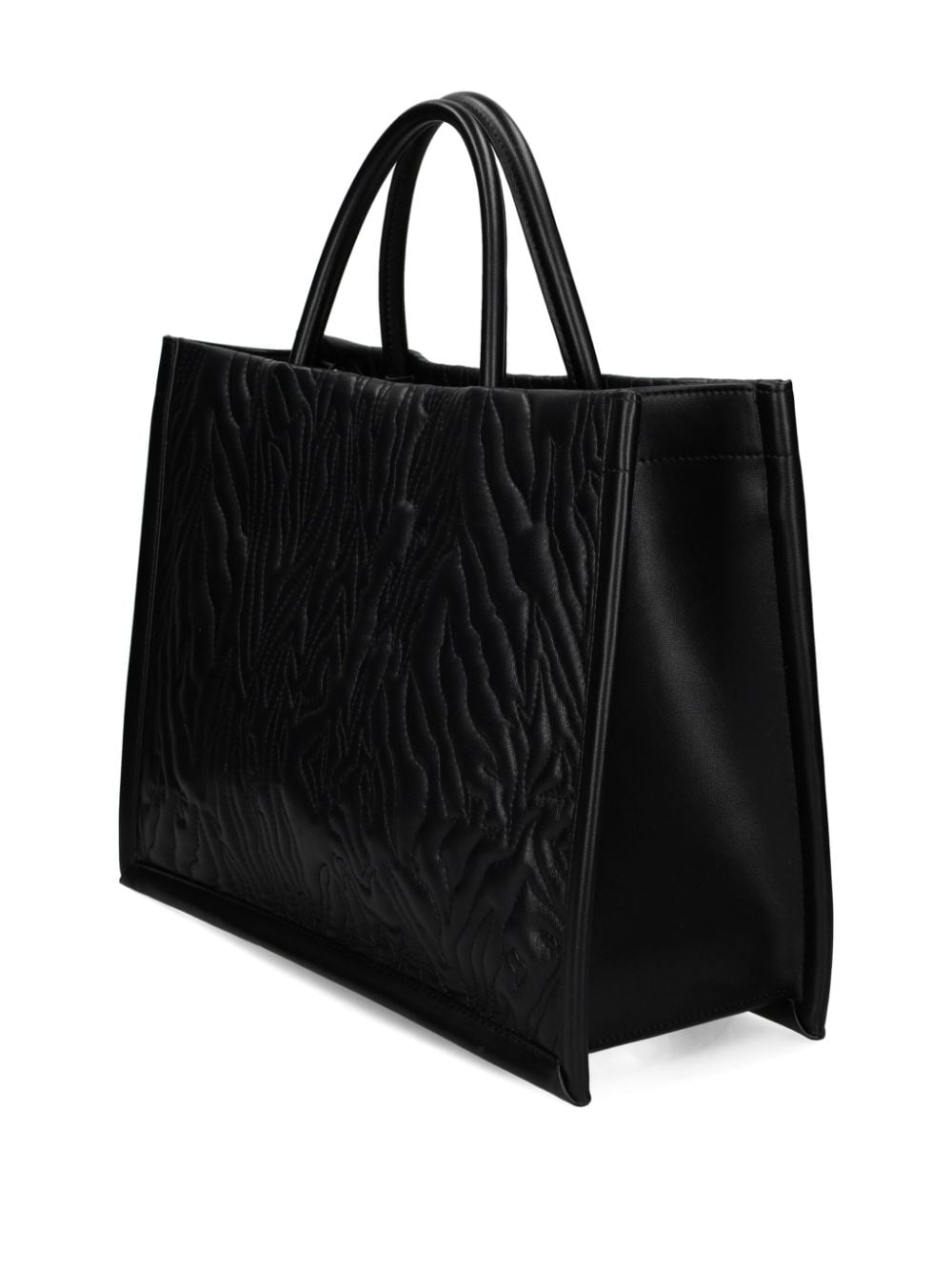 Shop Just Cavalli Logo-lettering Tote Bag In Black