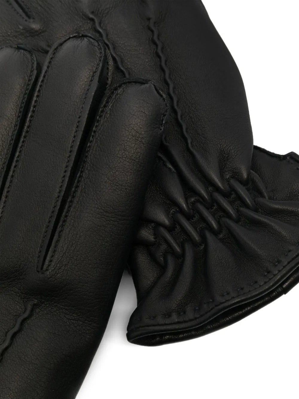 Orciani Leren handschoenen - Zwart