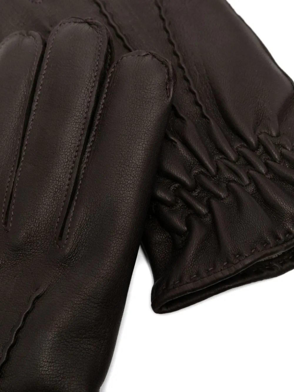Orciani Leren handschoenen - Bruin