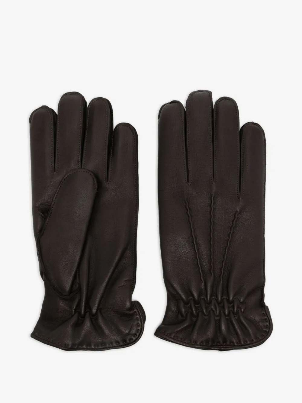 Orciani leather gloves | Brown | Image 1