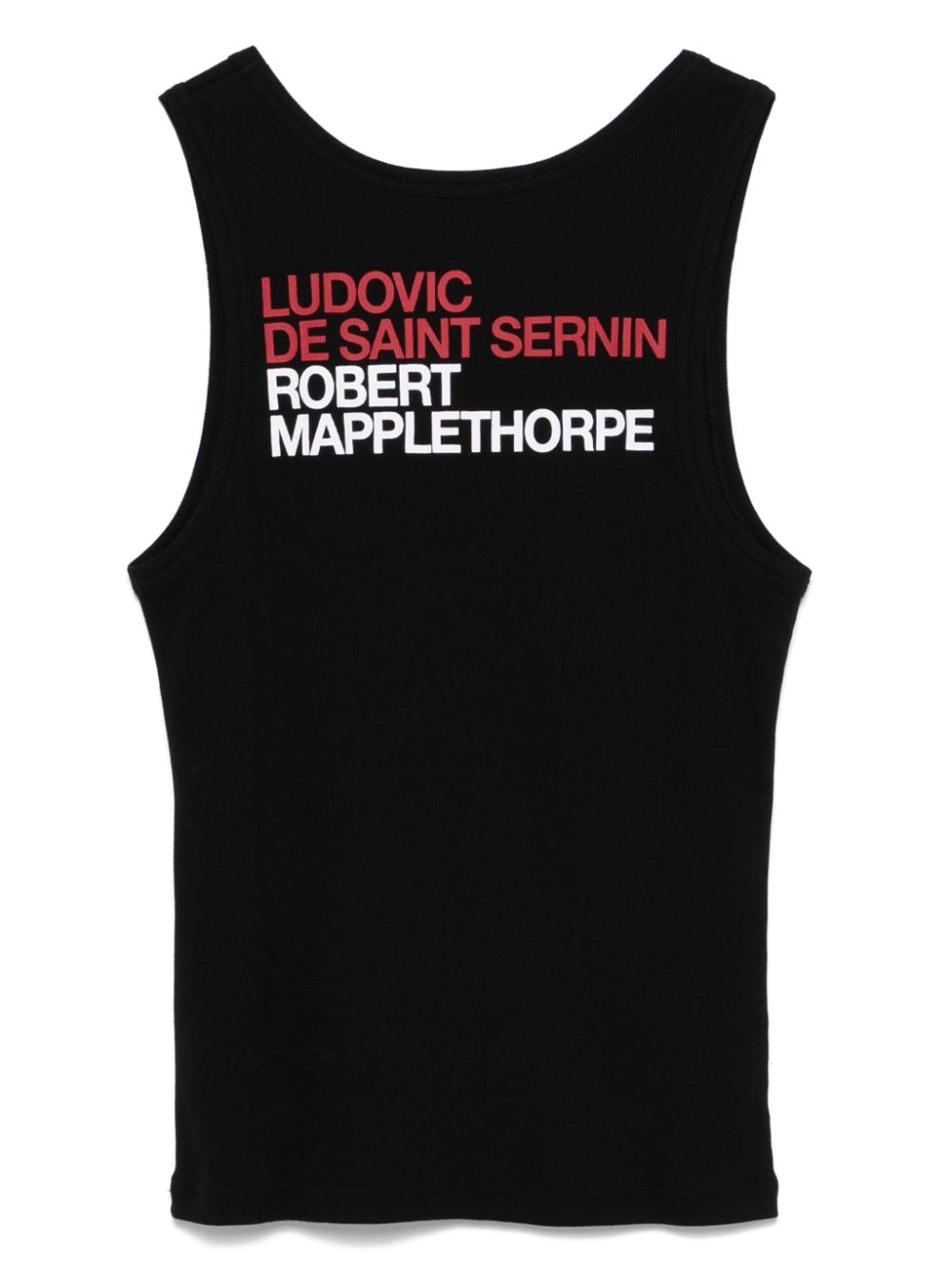 Ludovic de Saint Sernin x Robert Mapplethorpe Self Portrait-print tank top - Zwart