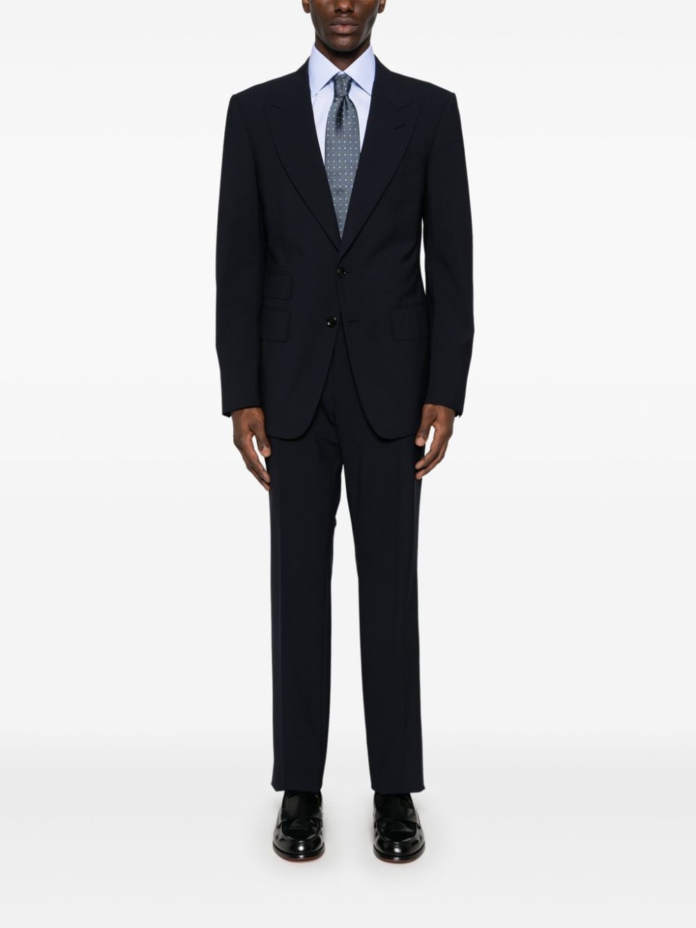 Brioni Popeline overhemd - Blauw