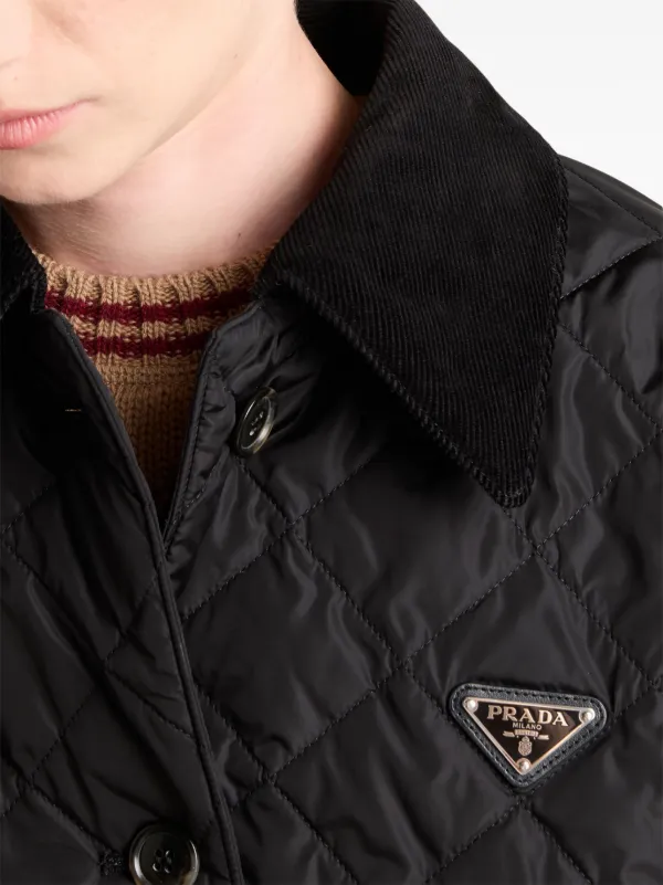 Prada Re-Nylon トレンチコート | ブラック | FARFETCH JP