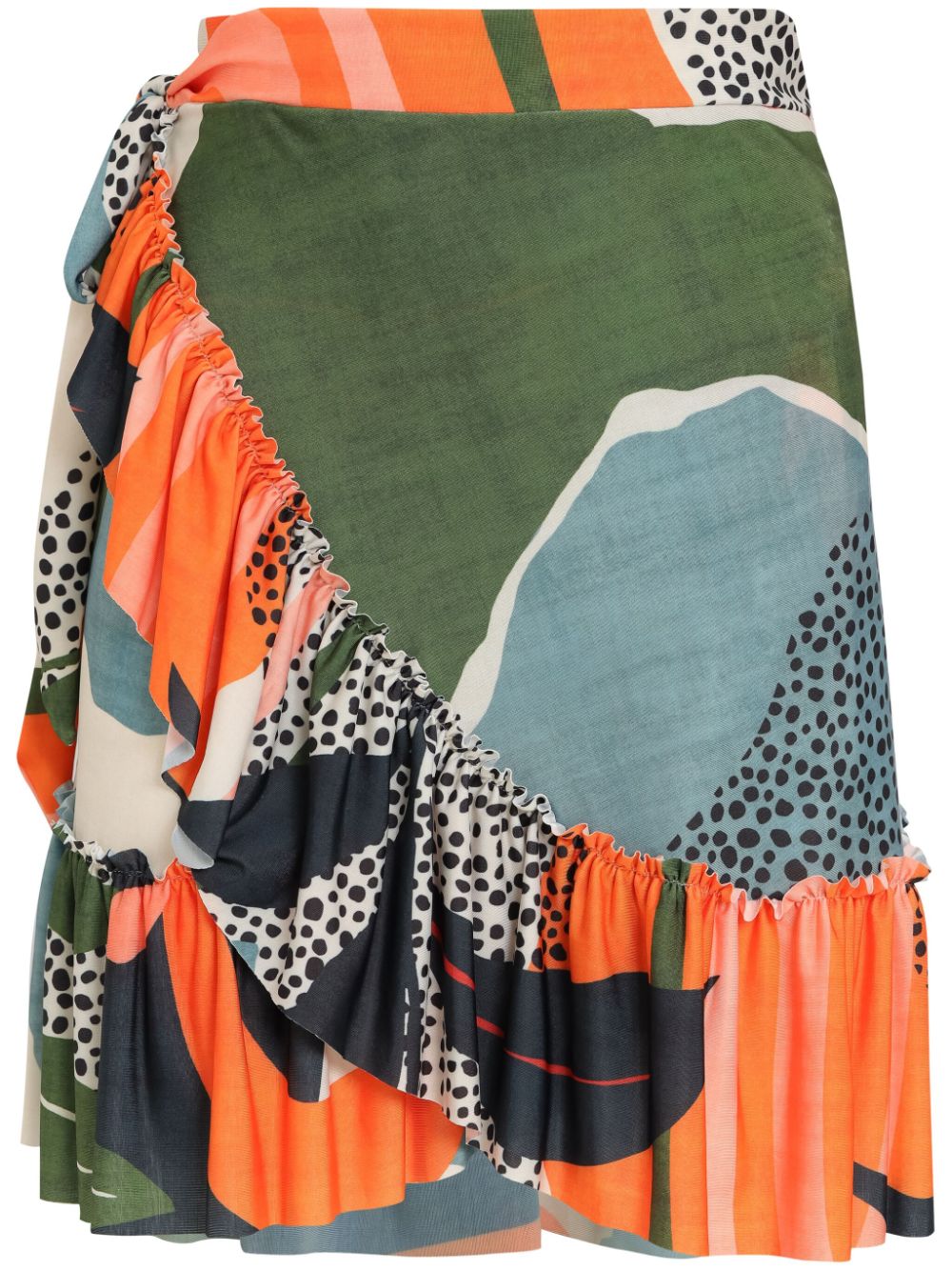 Shop Lygia & Nanny Laurita Skirt In Green